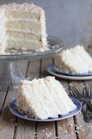 southern coconut cake via completely delicious