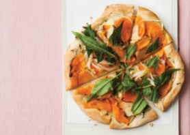 butternut squash pizza via vegetarian times