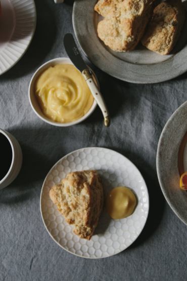 easy cream scones and fancy lemon curd via apt2b baking